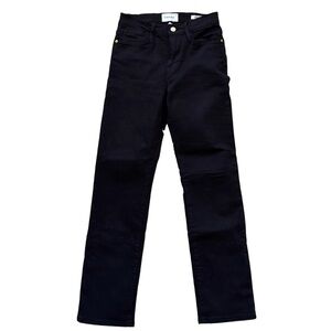 Frame Black Le High Straight Jean